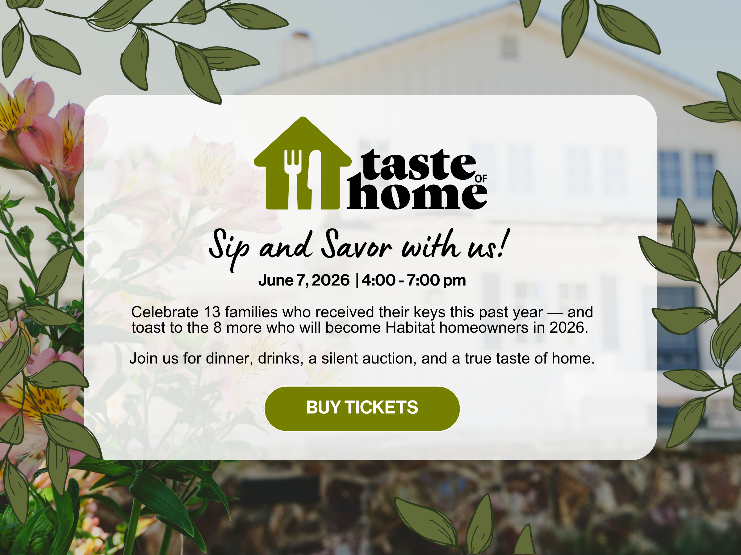 Taste of Home - Buy Tickets